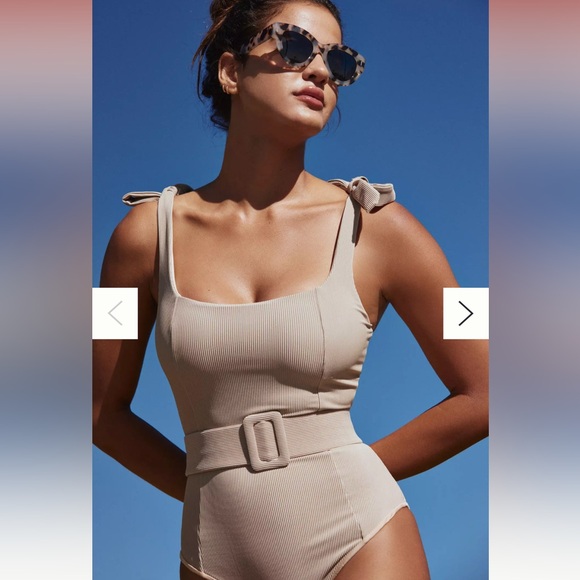 NEW Beach Riot Sydney Ribbed One Piece - Picture 8 of 13